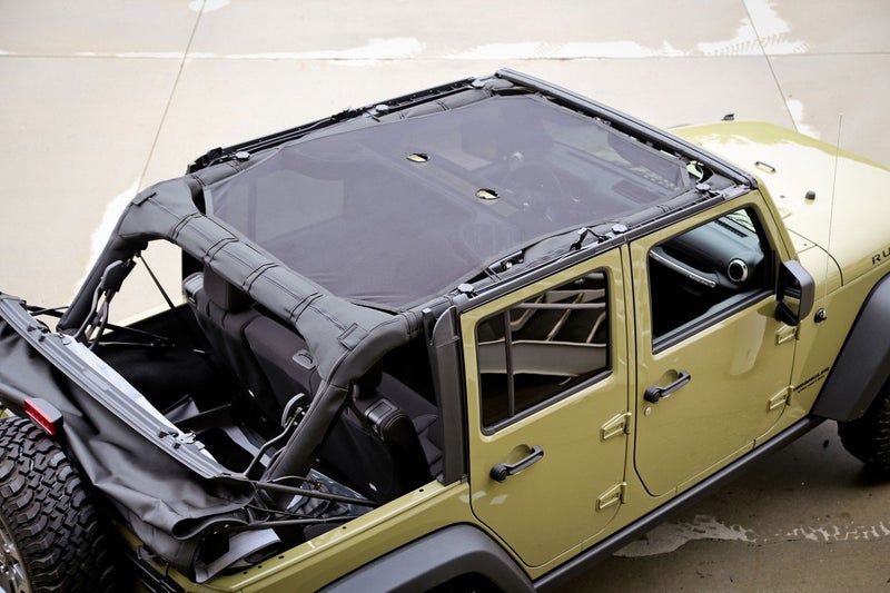 Rugged Ridge | Eclipse Sun Shade, Full, Black | 13579.05 | Fits 2007-2018 Jeep Wrangler JK 4-Door - Image 2