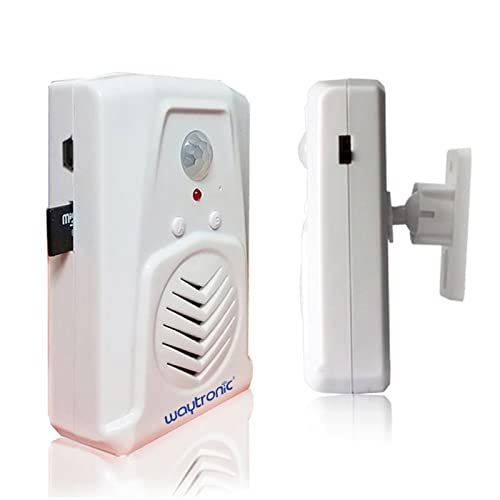 waytronic Microsound Mini PIR Motion Sensor Activated Voice Reminder Multiple Recorded Sounds Player for Shop Store Factory Supermarket Special Sound Effect - Image 1