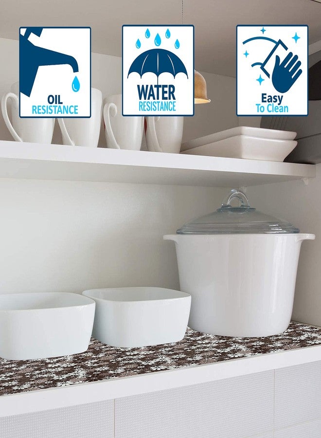 Wings Star Shelf Liners for Kitchen Shelves, Shelf Liners for cupboards, Shelves Covers Sheets mat roll for Wardrobe, Drawer mats Liners for Kitchen, 100% Waterproof (10 Meter,KUM119) - Image 3