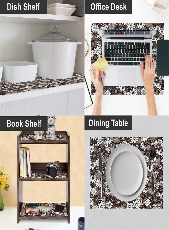 Wings Star Shelf Liners for Kitchen Shelves, Shelf Liners for cupboards, Shelves Covers Sheets mat roll for Wardrobe, Drawer mats Liners for Kitchen, 100% Waterproof (10 Meter,KUM119) - Image 2
