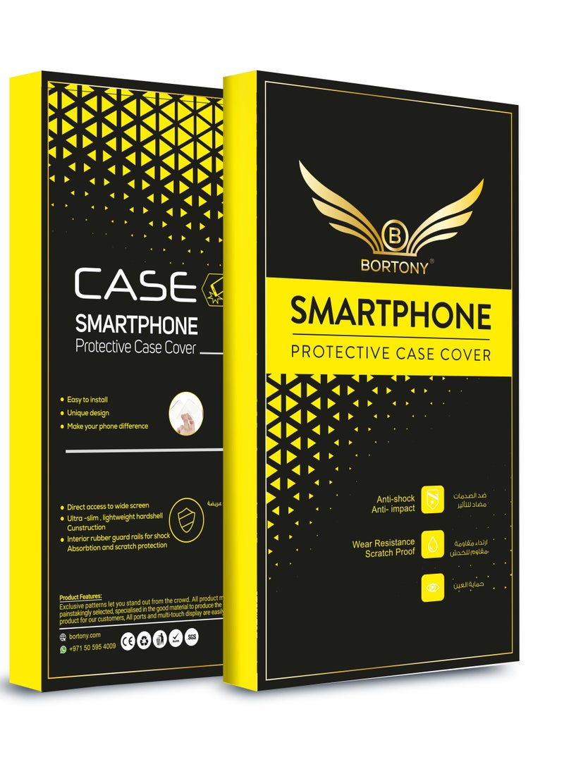 BORTONY Protective Case Cover With Finger Grip Stand For Samsung Galaxy S8 - Image 4