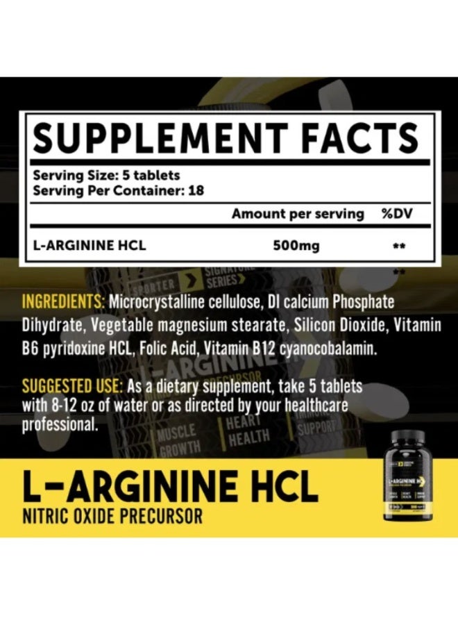 SPORTER L-Arginine 5000mg, 90 Tablets – Supports Endurance, Performance & Muscle Recovery, with B-Vitamins - Image 4