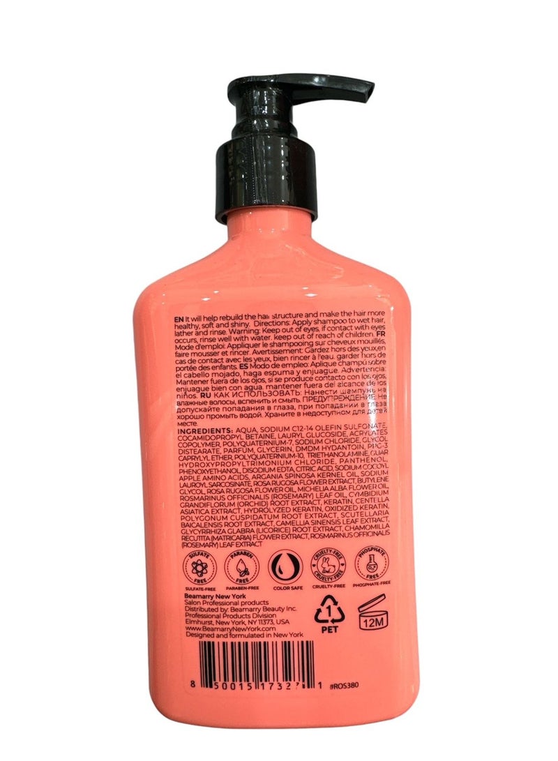 Beamarry New York ROSE OIL ORCHID NOURISH SHAMPOO 380ML - Image 2