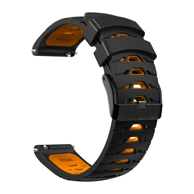 Bluejw Eraysun 22mm 20mm Silicone Watch Strap Replacement Band for Suunto 9 and Suunto 3 – Durable, Comfortable, Easy to Replace - Image 2