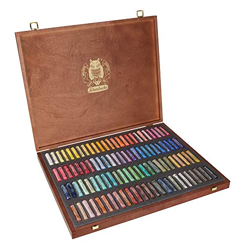 Schmincke - Pastel, Set of 100 colors, 77 100 097, Wooden box with 100 pastel pencils, handmade pastels, brilliant, velvet matt, highest lightfast colors - Image 2