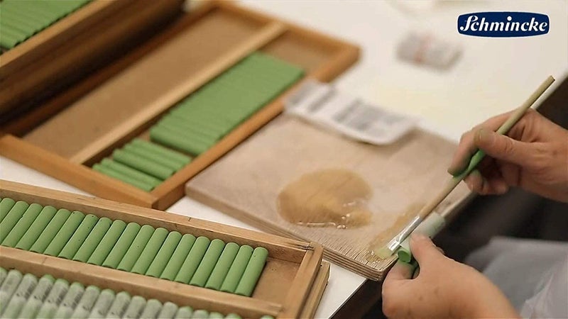 Schmincke - Pastel, Set of 100 colors, 77 100 097, Wooden box with 100 pastel pencils, handmade pastels, brilliant, velvet matt, highest lightfast colors - Image 4