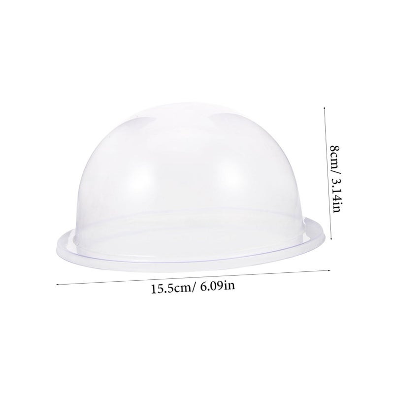 5pcs Food Covers Dome Lids For Sushi Plates Easy To Hold And Clean Cake Domes - Image 3