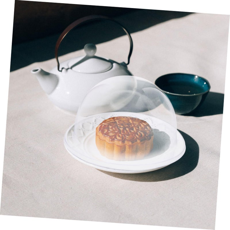 5pcs Food Covers Dome Lids For Sushi Plates Easy To Hold And Clean Cake Domes - Image 5