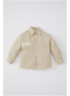 Babyboy Regular Fit Woven Long Sleeve Shirt