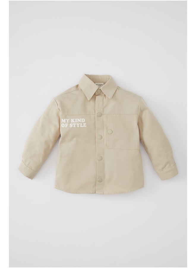DeFacto - Babyboy Regular Fit Woven Long Sleeve Shirt - Image 1