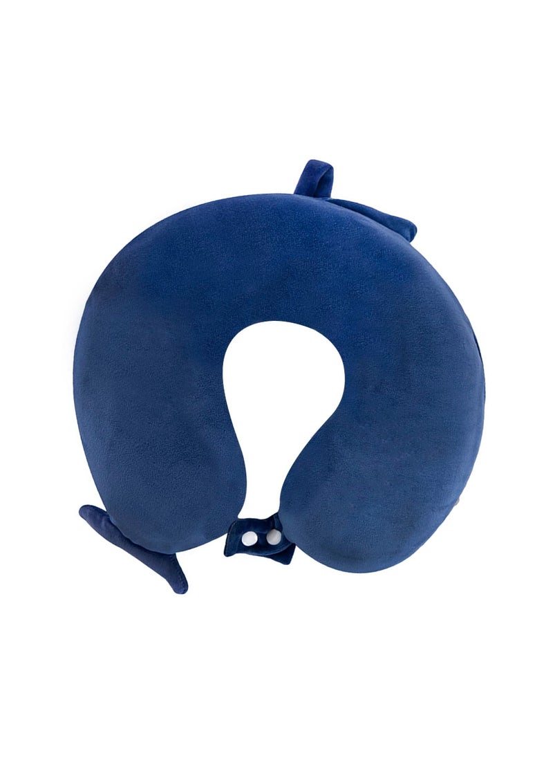 Excefore - Travel Portable Neck Pillow, Flying Head Pillow U-shaped Cute Cartoon Soft Sleeping Pillow Airplane Train Car Home Office - Image 1