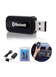 Generic جهاز استقبال بلوتوث USB للسيارة، مجموعة بث الموسيقى للسيارة، محول صوت لاسلكي محمول  - Image 1