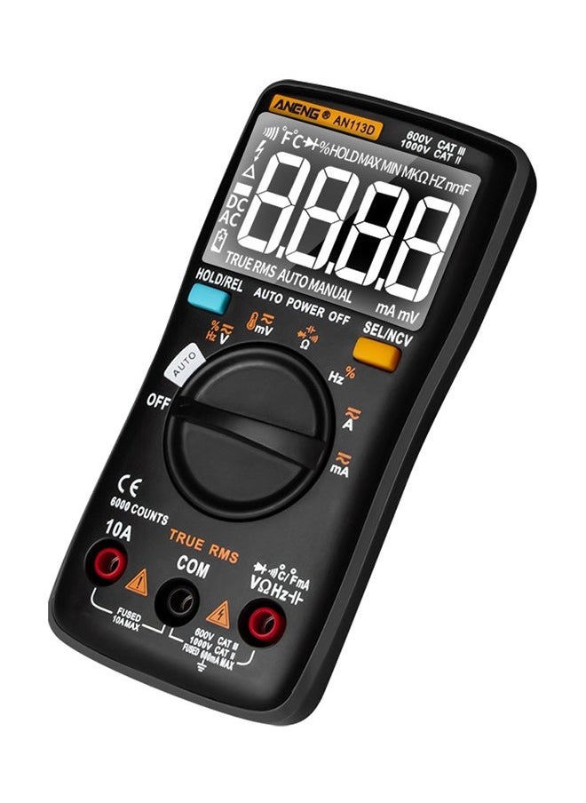 NIBEMINENT Automatic Range True RMS Digital Multimeter Clamp Meter Grey/Black 13.06 x 6.54 2.89centimeter  - Image 1