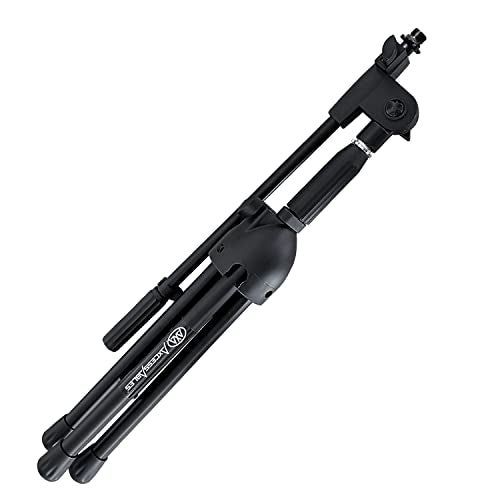 AXA AXCESSABLES AxcessAbles Short Microphone Stand with Boom Arm | Low Profile Mic Tripod Stand for Kick Drums | Guitar Amp Stand | Low-Pro Mike Stand (MS-101L) - Image 2