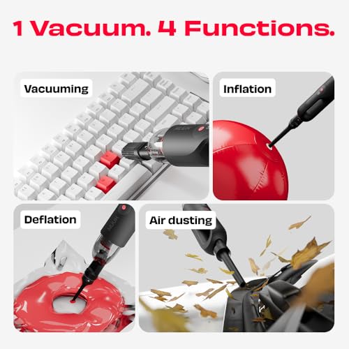 NUUK REN GO Cordless Car and Home Vacuum Cleaner | 2X More Suction, 11000 PA | 4-in-1 Functions with Air Blowing | 7 Attachments+Storage Bag | Dual Filtration with HEPA | BLDC Motor | 2 Suction Modes - Image 4