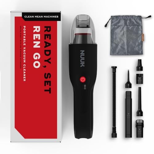 NUUK REN GO Cordless Car and Home Vacuum Cleaner | 2X More Suction, 11000 PA | 4-in-1 Functions with Air Blowing | 7 Attachments+Storage Bag | Dual Filtration with HEPA | BLDC Motor | 2 Suction Modes - Image 1