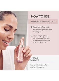 lancer Lancer Skincare Dani Glowing Skin Perfector, Cream Highlighter Makeup with Asian Botanical Blend and Skin Luminizers, 1 Fluid Ounce  - Image 3