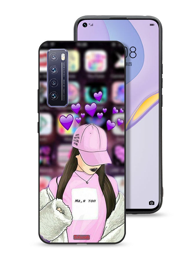 Tolwak Huawei nova 7 5G Protective Case Cover Anti Social Club  - Image 1