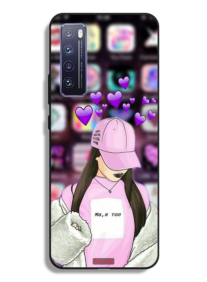 Tolwak Huawei nova 7 5G Protective Case Cover Anti Social Club  - Image 2