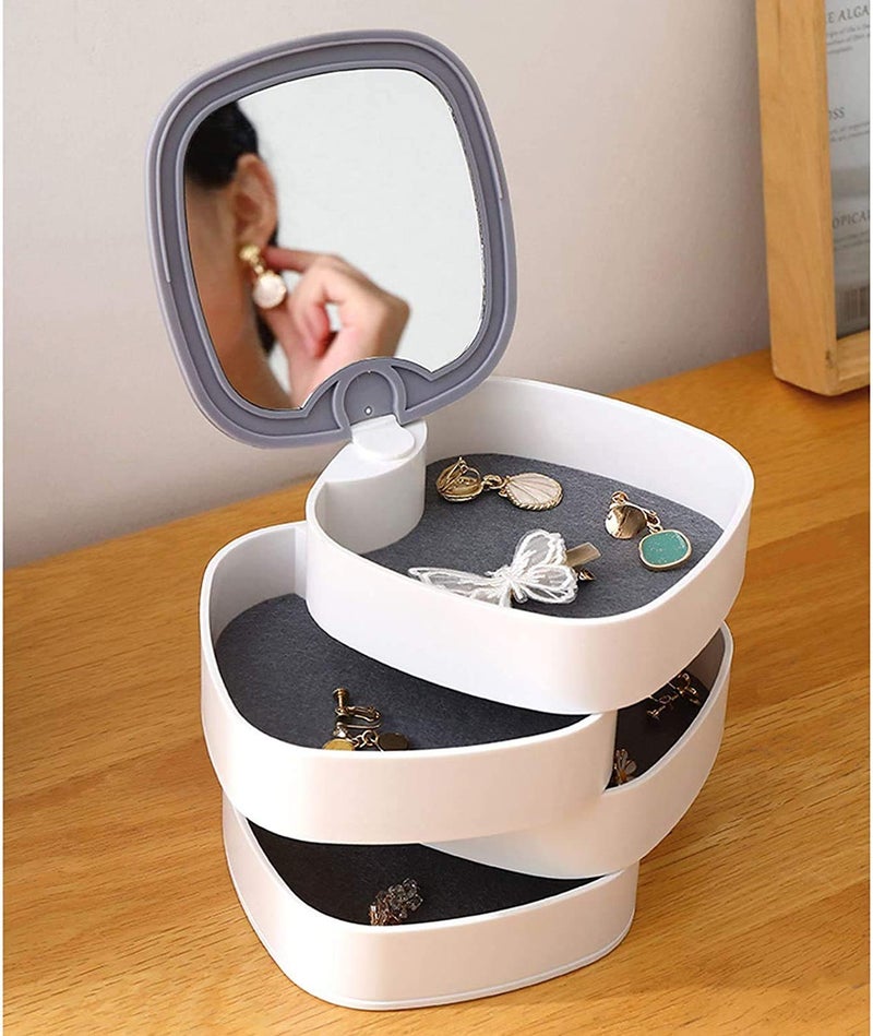 AASHRO MALL Plastic Jewellery Storage Box, (Multicolour) - Image 3