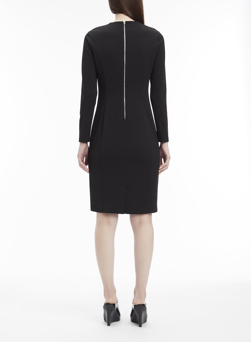 CALVIN KLEIN Slim Scuba Dress - Image 2