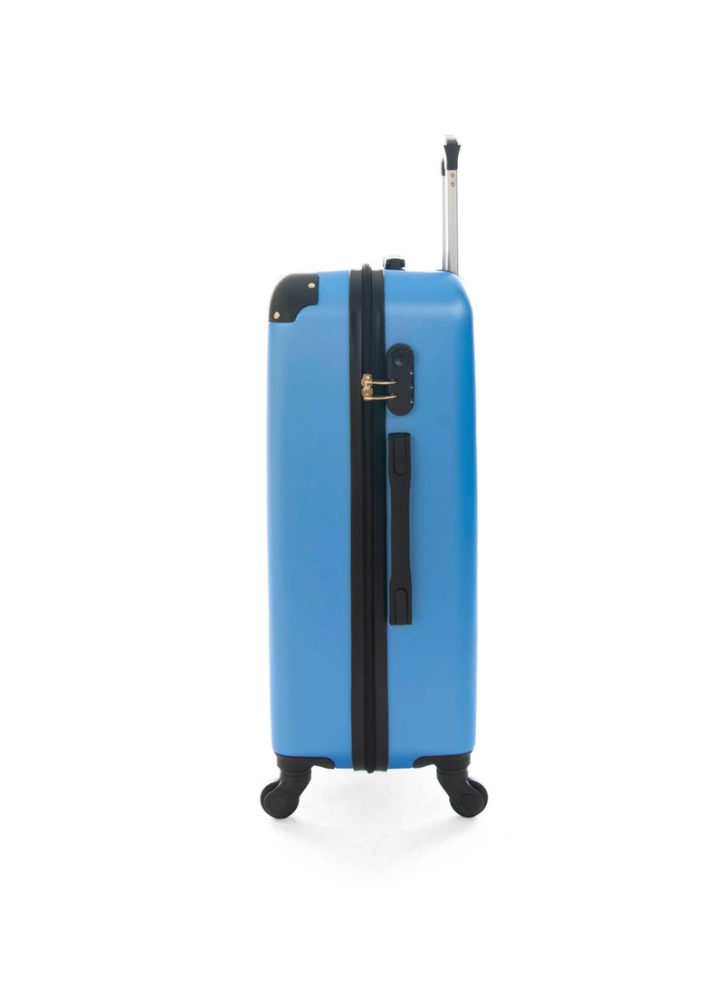 نيو ترافيل طقم شنط سفر صلب  3 قطع  لون أزرق ماركة نيو ترافل مقاس 28/24/20 بوصة  BR1099/3P - Image 4