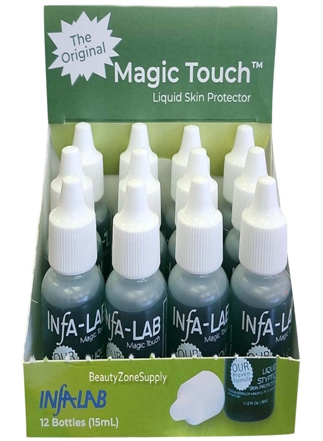 Infalab Infa-Lab MAGIC TOUCH Liquid Styptic 12 Skin Protector Stop Bleeding InfaLab Nail