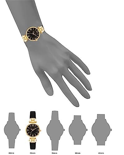 Anne Klein Womens Leather Strap Watch - Image 3
