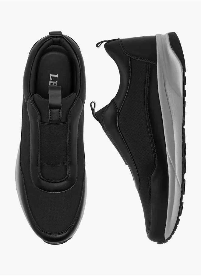 ال بي ال من شو اكسبرس Men's Panelled Slip-On Sneakers