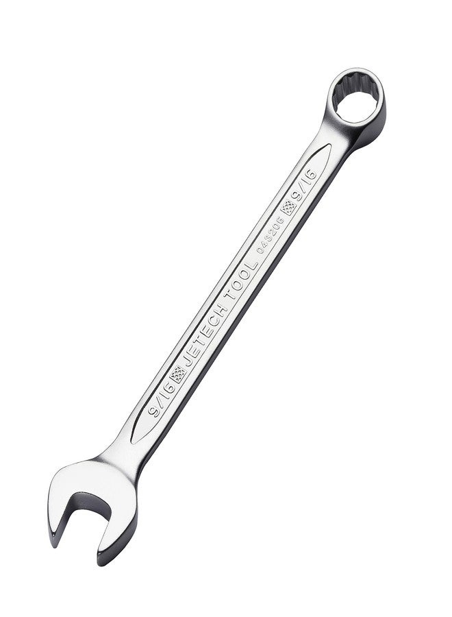 Jetech 9/16 inch Combination Wrench (12 Pack) - Durable SAE Inch Cr-V Steel High Strength Spanner in Sand Blasted Finish - Image 2
