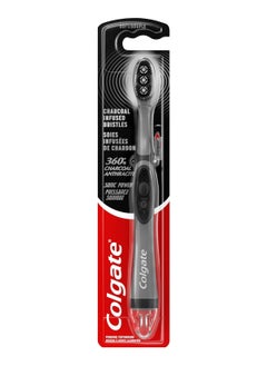 Colgate 360 Sonic Battery Toothbrush Refill Charcoal Infused Soft Power Toothbrush Replacement Head 2 Pieces 