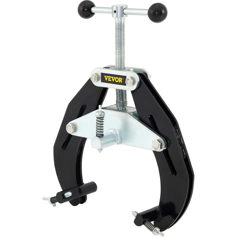 VEVOR Pipe Clamp, 2 to 6 in, High Strength Ultra Clamp with Quick Acting Screws, Steel Pipe Alignment Tool with Lightweight Design, Black - Image 1