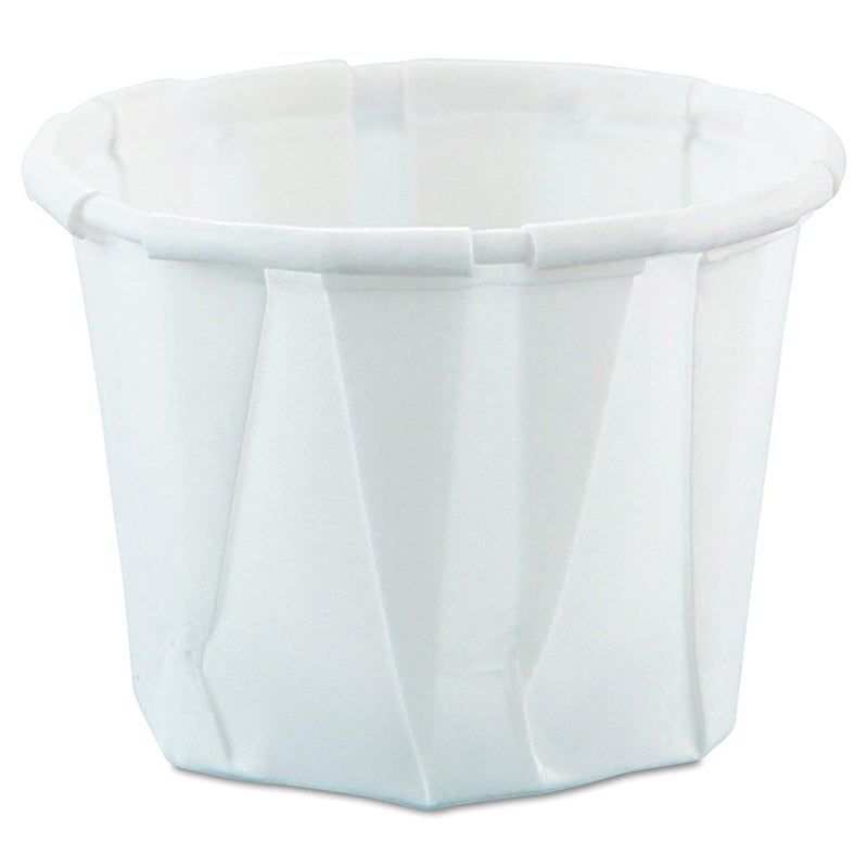 Sold Individually Solo 0.5 oz Treated Paper Souffle Portion Cups for Measuring, Medicine, Samples, Jello Shots (Pack of 250) - Image 4