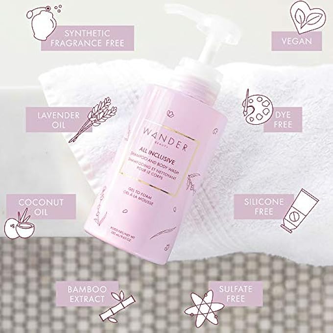 Wander Beauty ALL INCLUSIVE SHAMPOO AND BODY WASH - Image 3
