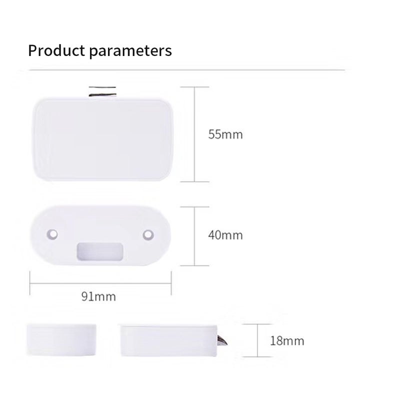 Intelligent BT App Drawer Lock Adhesive BT Lock Filing Cabinet Wardrobe Shoe Cabinet Letter Box Lock White T1 - Image 4