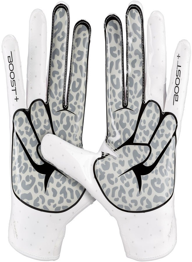 Grip Boost Youth Football Gloves Peace Stealth 6.0 Boost Plus Technology Kids Receiver Gloves - Youth Sizes (Crucial Catch, Youth Medium) - Image 2
