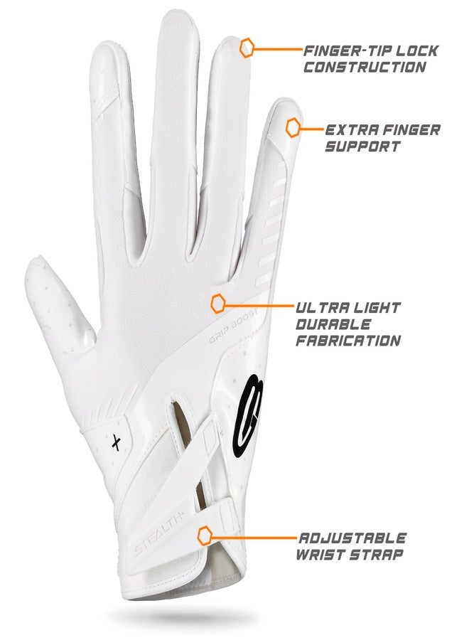 Grip Boost Youth Football Gloves Peace Stealth 6.0 Boost Plus Technology Kids Receiver Gloves - Youth Sizes (Crucial Catch, Youth Medium) - Image 3