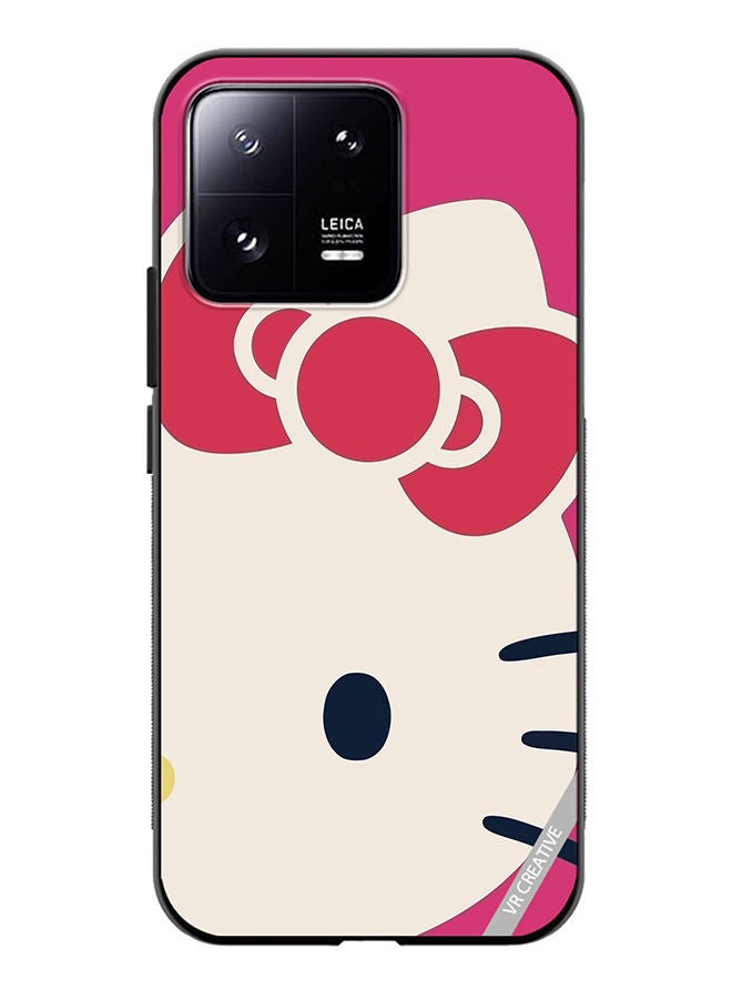 VR CREATIVE Protective Case Cover For Xiaomi 13 Kitty Design Multicolour - Image 1