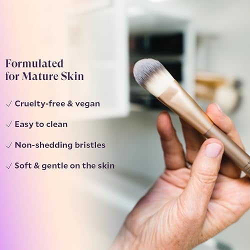 Fièra Concealer & Foundation Brush - Expert Tool for Cream & Liquid Makeup - Seamless, Even Application - Lightweight & Easy to Clean - Perfect for Use with Fièra Luxury Concealer - Image 2