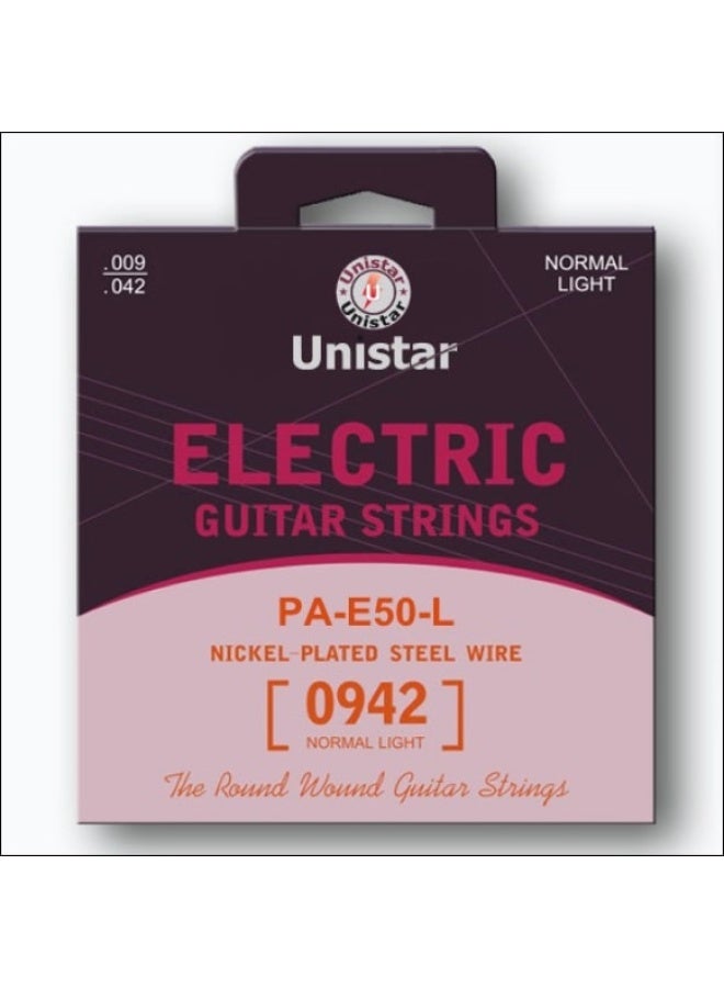 يونيستار Pa-E50-L Electric أوتار جيتار