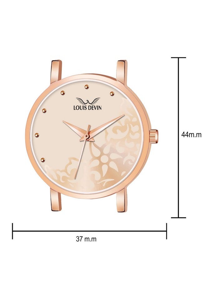 Louis Devin Rose Gold Metal Mesh Chain Analog Wrist Watch for Women | LD-RG154-RG - pzsku/Z52D7658AEEFF4BC8B6ABZ/45/_/1737721411/93b9ac92-fe48-4281-a9cd-ce5f76ed9526