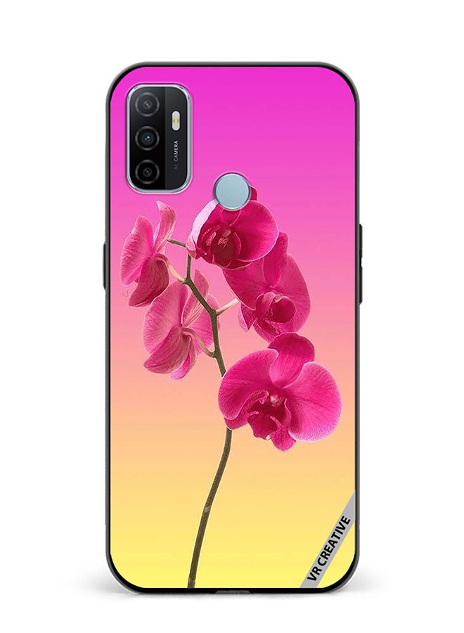 VR CREATIVE Protective Case Cover For Oppo A53 Flower Design Multicolour - Image 1