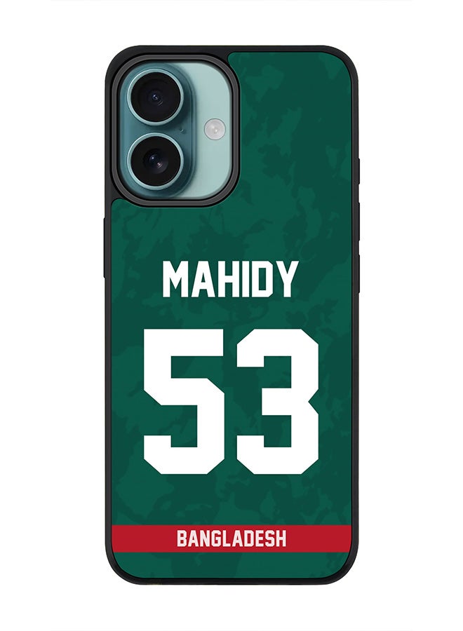 Stylizedd For iPhone 16 Case [Compatible with MagSafe] Slim Magnetic cover Phone Case iPhone 16 -Bangladesh Mehidy Hasan Miraz Jersey 53 - Image 1