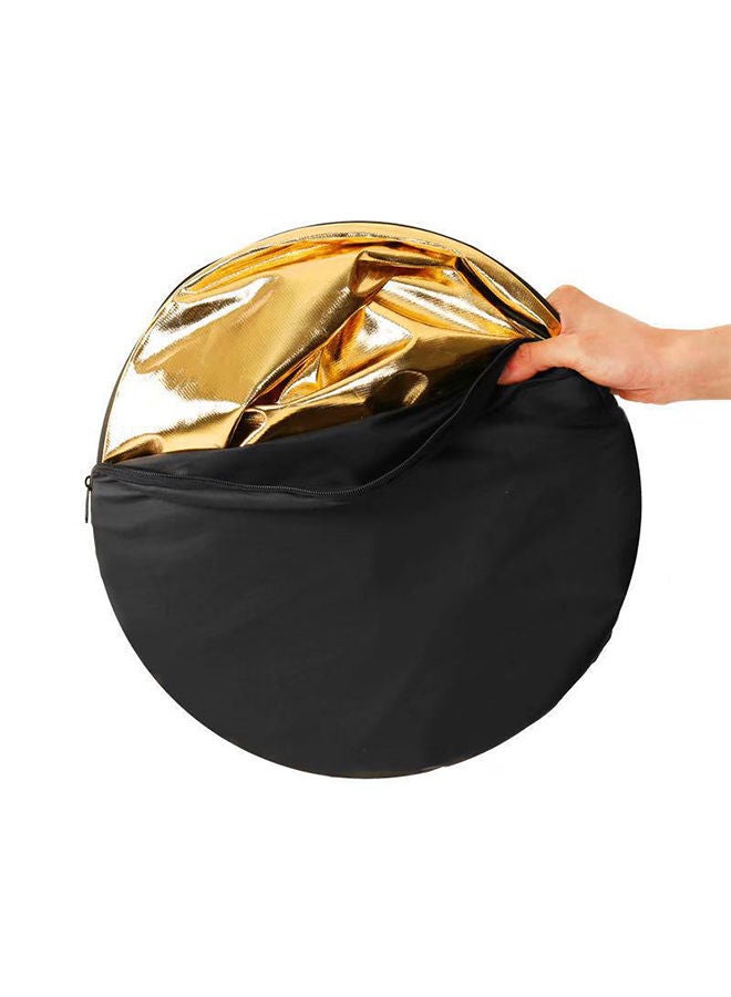 5-Piece Outdoor Portable Light Supplement Plate Foldable Photographic Reflector 80cm  - Image 3