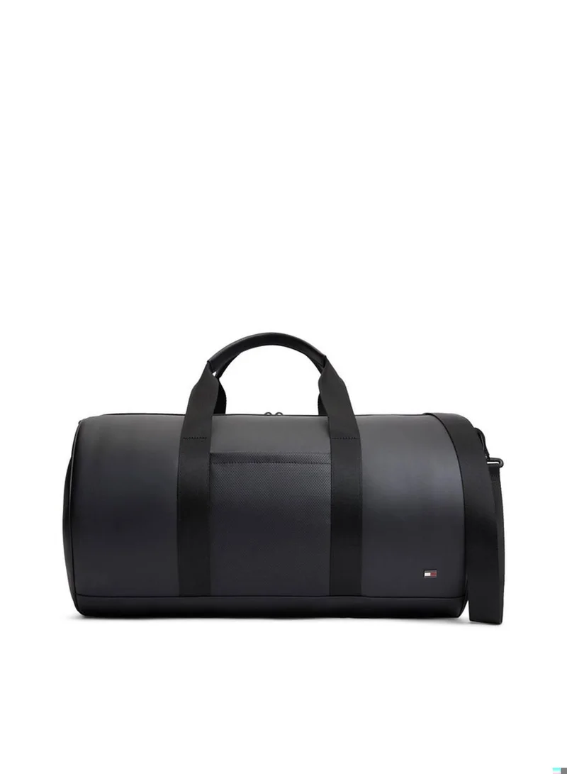 Enamel Flag Perforated Duffel Bag