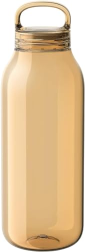 KINTO 20398 Water Bottle 334 fl oz 950 ml Amber Lightweight Dishwasher Safe My Bottle - Image 1