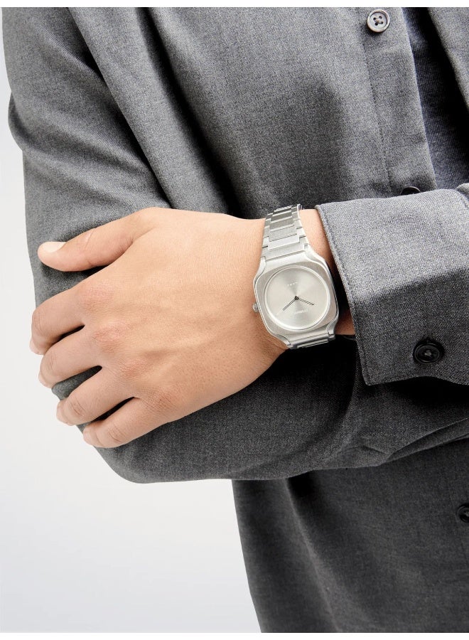 D1 MILANO SQBJ10 SQUARE BRACELET 37 MM - GREY FRAME - Image 5