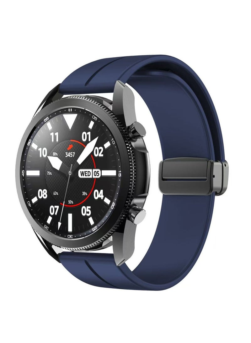 دكينج هواوي ووتش حزام سيليكون ل GT5 / GT4 / GT3 / GT2 / GT1 ، ساعة رياضية سيليكون قابلة للتعديل للرجال والنساء مع سوار معصم بديل / أزرق - Image 1