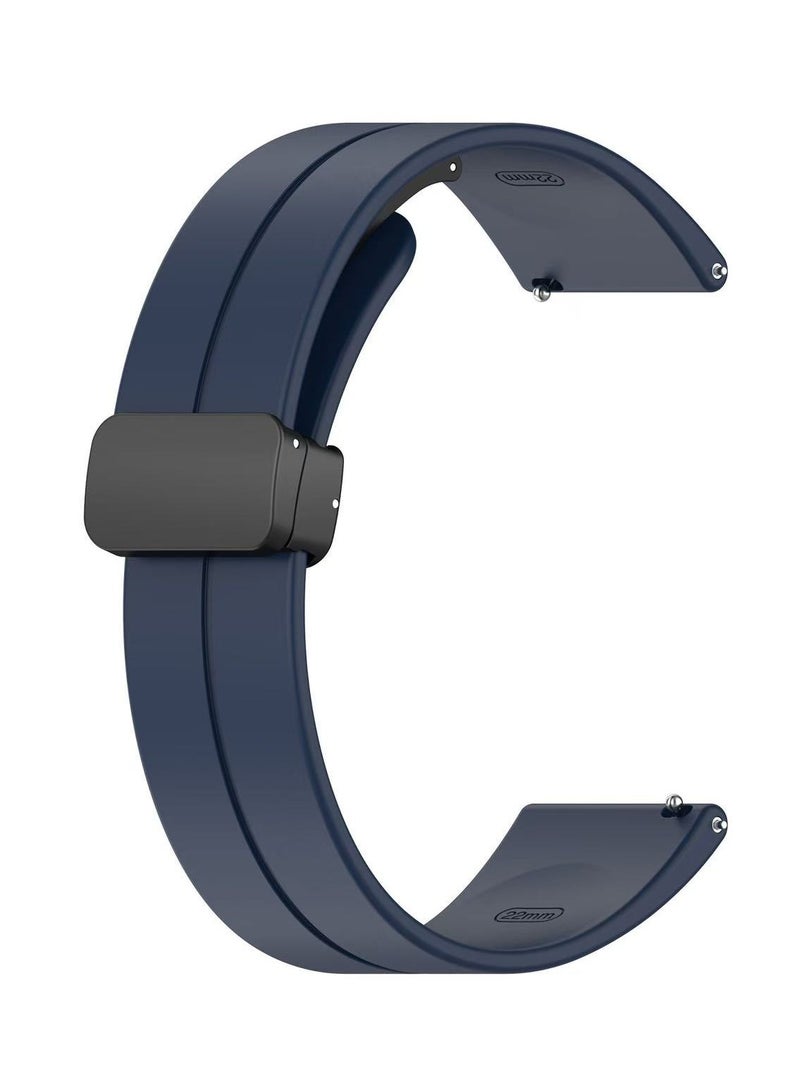 دكينج هواوي ووتش حزام سيليكون ل GT5 / GT4 / GT3 / GT2 / GT1 ، ساعة رياضية سيليكون قابلة للتعديل للرجال والنساء مع سوار معصم بديل / أزرق - Image 2