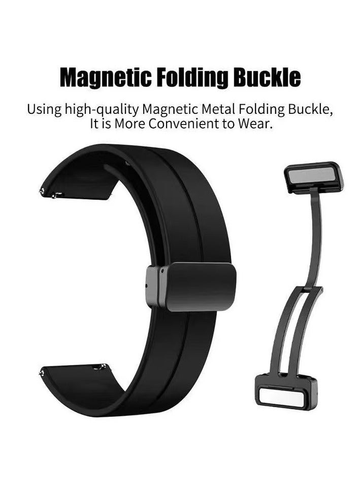 دكينج هواوي ووتش حزام سيليكون ل GT5 / GT4 / GT3 / GT2 / GT1 ، ساعة رياضية سيليكون قابلة للتعديل للرجال والنساء مع سوار معصم بديل / أزرق - Image 5